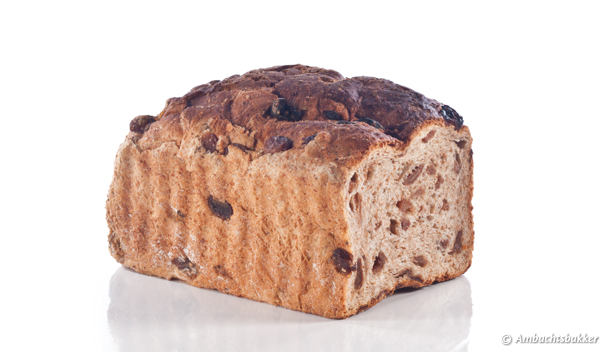 Volkoren rozijnenbrood